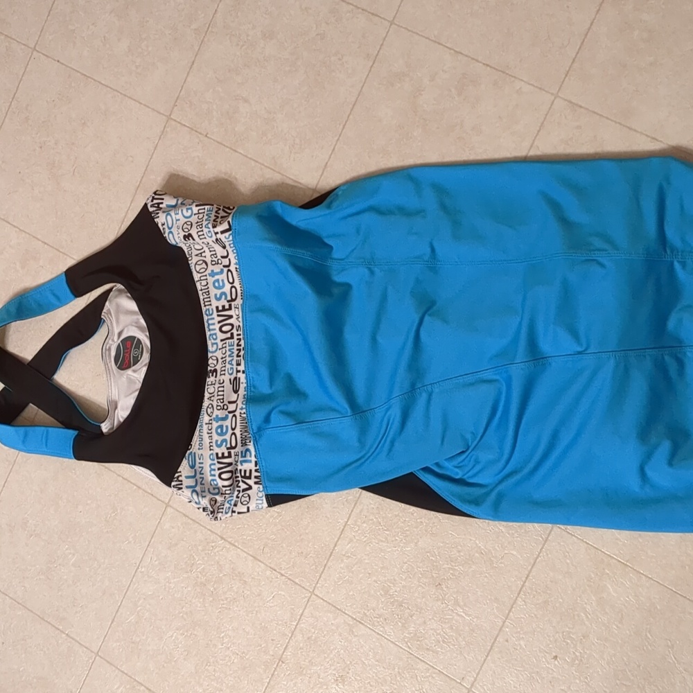 Bolle Women's Blue and Black Tennis Dress